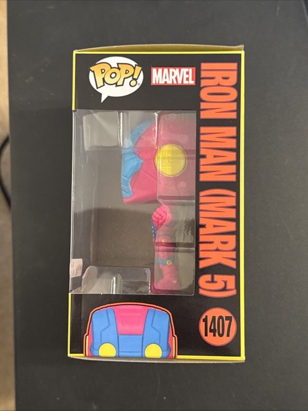 Funko Pop Infinity Saga Iron Man Mark 5 Blacklight #1407 Target (IN HAND)