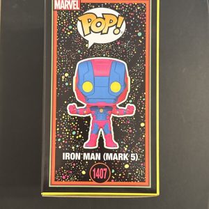 Funko Pop Infinity Saga Iron Man Mark 5 Blacklight #1407 Target (IN HAND)