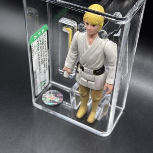 Vintage Kenner Star Wars Loose HK Luke Sykwalker Blonde Hair / Dark Pants AFA 75