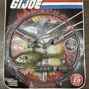 GI Joe FLYING Chopper Helicopter & Pull String Launcher New