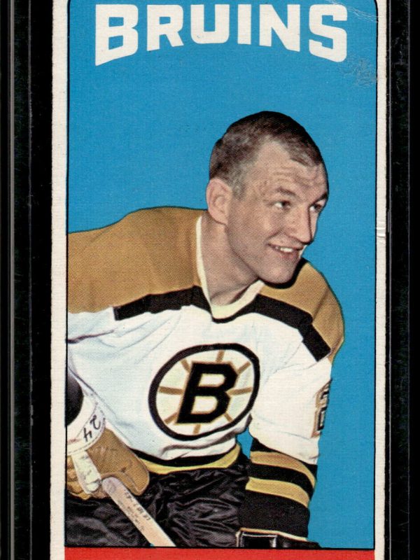 1964-65 TALL BOYS TOPPS NHL Hockey #63 BOB LEITER VG-EX BOSTON BRUINS Card