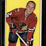 Vintage 1964-1965 Topps Tall Boys #25 Doug Mohns Chicago Hockey Card