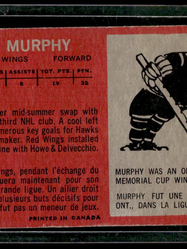 1964-65 Topps Ron Murphy Detroit Red Wings #56