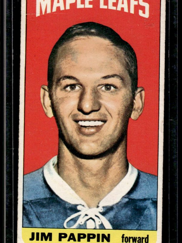 Tall Boy Sale 1964 Topps Hockey 64 Jim Pappin high number RC Rookie Card