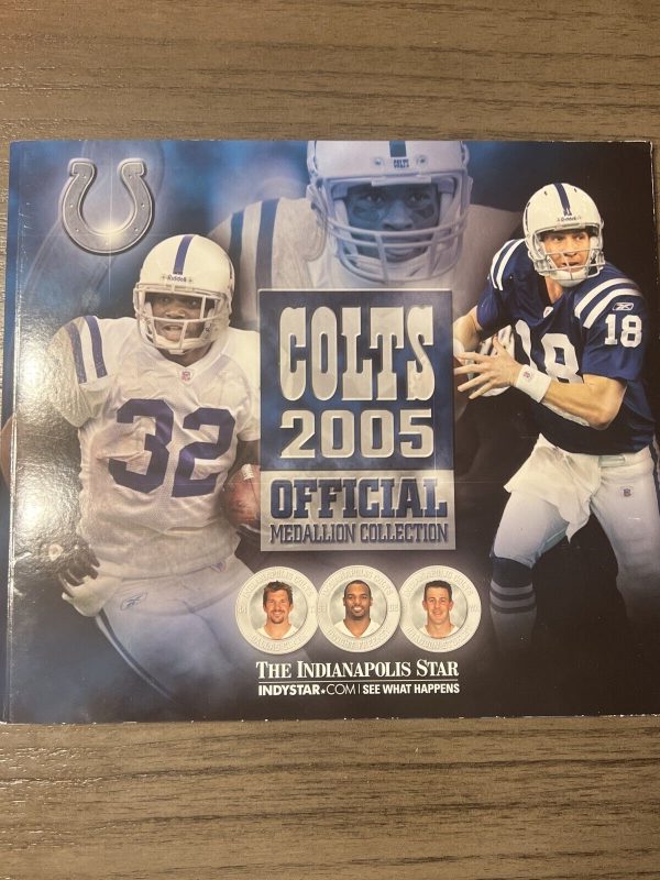 Indianapolis Colts 2005 Medallion Booklet Indystar No Coins Book Only