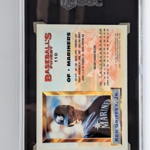 SGC 8.5 MINT FINEST KEN GRIFFEY JR HOF 1993 TOPPS FINEST #110 GRADED VINTAGE