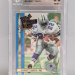 1990 Action Packed Rookie Update Emmitt Smith #34 and BGS 8.5.