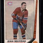 1969/70 TOPPS NHL HOCKEY CARD #10 JEAN BELIVEAU EX SHARP!! 69/70 TOPPS