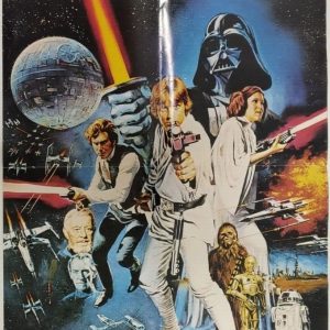 1997 Original Star Wars Movie Poster 20x14 Inches RARE!
