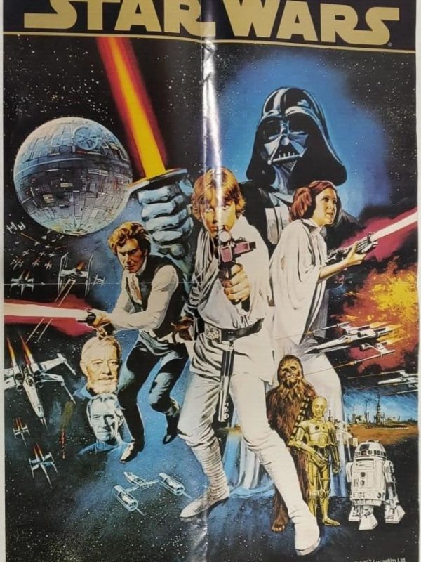 1997 Original Star Wars Movie Poster 20x14 Inches RARE!