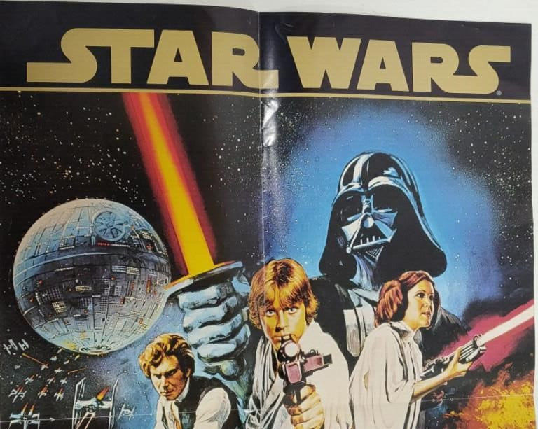 1997 Original Star Wars Movie Poster 20x14 Inches RARE!