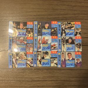 Lot (10) Signature Martin Scott Gordon Hecht Phone Cards Signed Autograph (AP78)