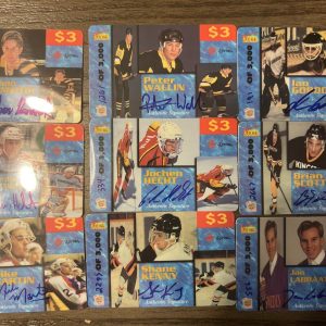 Lot (10) Signature Martin Scott Gordon Hecht Phone Cards Signed Autograph (AP78)