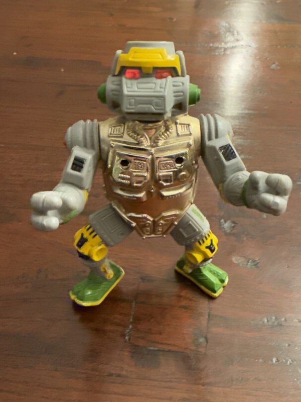 1989 Metalhead Figure w/ Belt Teenage Mutant Ninja Turtles TMNT Metal Head