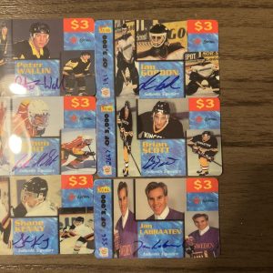 Lot (10) Signature Martin Scott Gordon Hecht Phone Cards Signed Autograph (AP78)