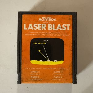 Laser Blast Activision ATARI 2600 game cartridge