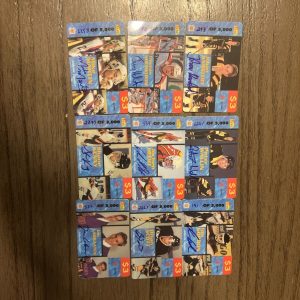 Lot (10) Signature Martin Scott Gordon Hecht Phone Cards Signed Autograph (AP78)