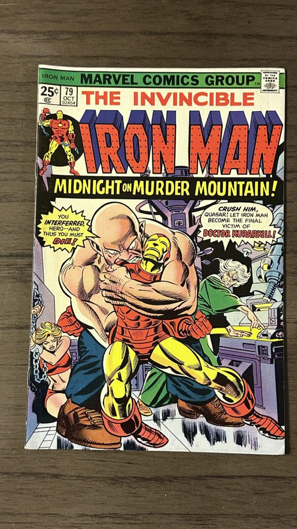 Iron Man #79 Midnight On Murder. Mountain Marvel 1975 EX-MT