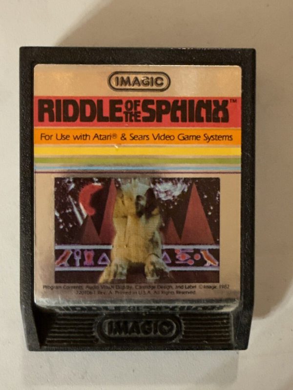Riddle of the Sphinx - Atari 2600 - Tested Working 👍 Vintage 80s Classic Retro