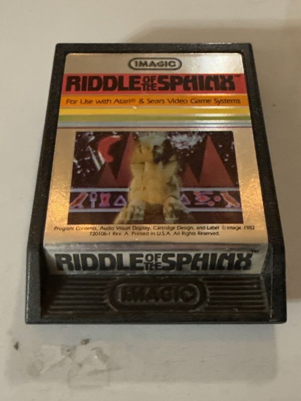 Riddle of the Sphinx - Atari 2600 - Tested Working 👍 Vintage 80s Classic Retro