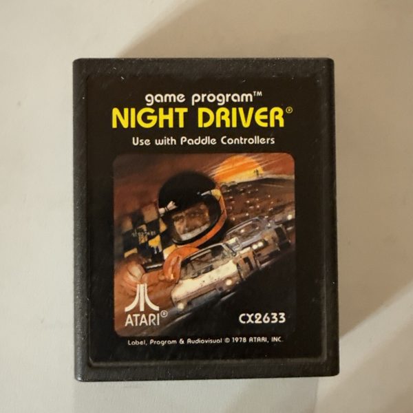 Night Driver (Atari 2600) CLEANED & TESTED