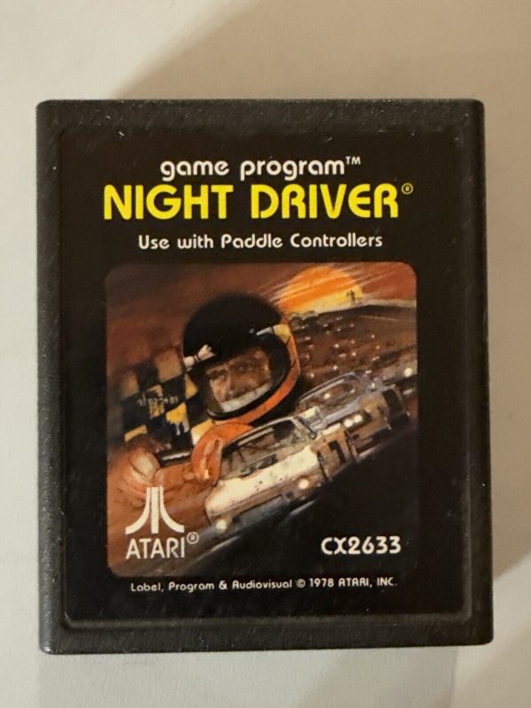 Night Driver (Atari 2600) CLEANED & TESTED