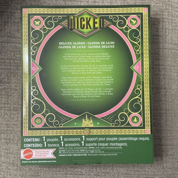 Mattel Wicked Movie Glinda DELUXE Doll MISPRINT ERROR BOX URL 2024 SHIPS NOW! ✅
