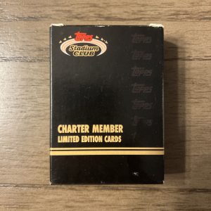 1991 Topps Stadium Club Charter Member Card Set