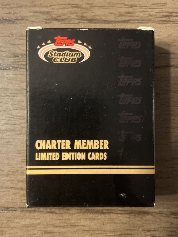 1991 Topps Stadium Club Charter Member Card Set