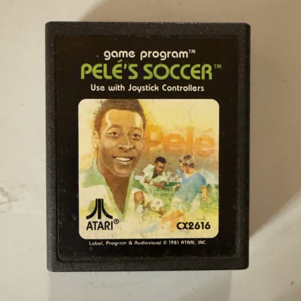 Vintage Pele's Soccer (Atari 2600) 1986 Atari CX2616 Video Game Cartridge