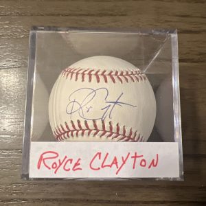 Royce Clayton Autographed Signed MLB Baseball Cardinals, Giants