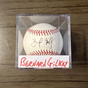 BERNARD GILKEY SIGNED OFFICIAL BASEBALL CARDINALS METS NO COA