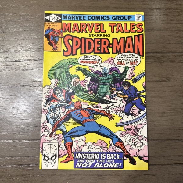 Marvel Tales #118 comic book 1980 starring Amazing Spider-Man vs. Mysterio NM