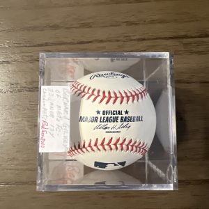 BERNARD GILKEY SIGNED OFFICIAL BASEBALL CARDINALS METS NO COA