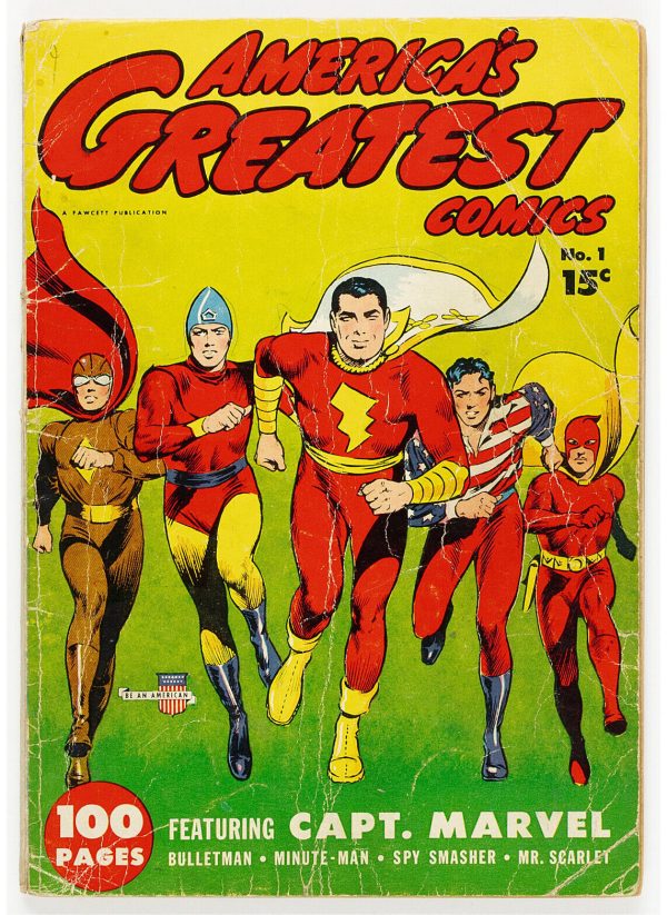 AMERICA'S GREATEST COMICS #1 FAWCETT 1941 CAPTAIN MARVEL