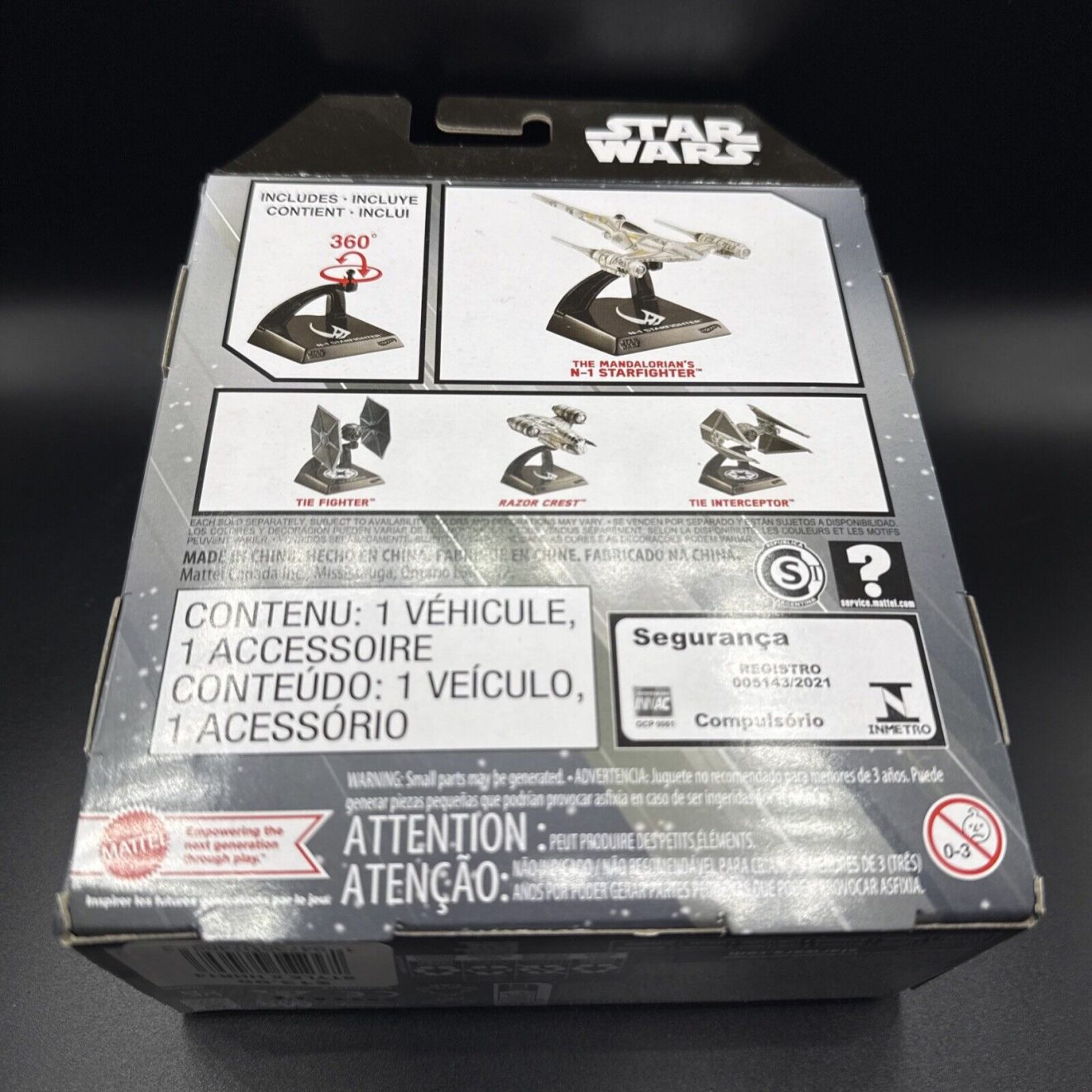 2023 Hot Wheels Star Wars Diecast Ship #17 MANDALORIAN N-1 STARFIGHTER