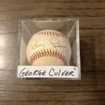 George Culver No- Hitter Cincinnati Reds Signed Official MLB Baseball