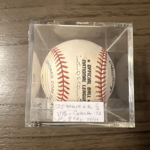 George Culver No- Hitter Cincinnati Reds Signed Official MLB Baseball