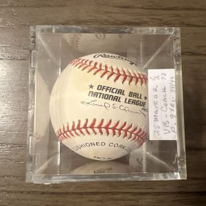George Culver No- Hitter Cincinnati Reds Signed Official MLB Baseball