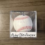 McKay Christensen #30 Signed Baseball LA Dodgers