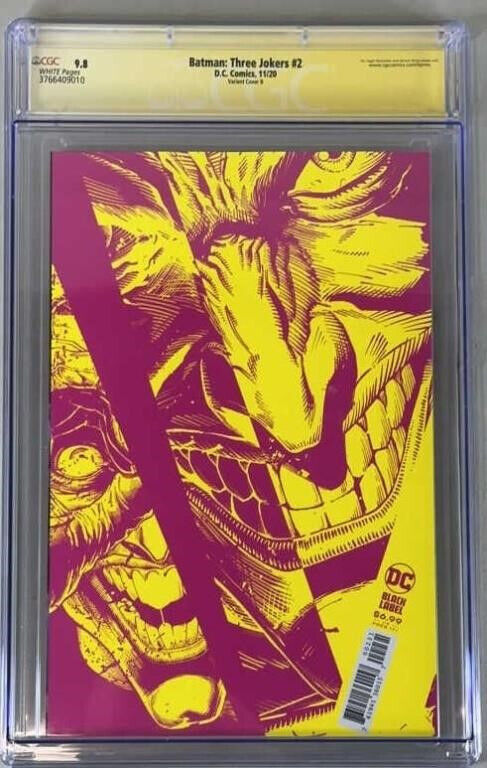 Batman: Three Jokers #2 (2020) CGC 9.8 DC 1:25 VARIANT COVER B Signature Series