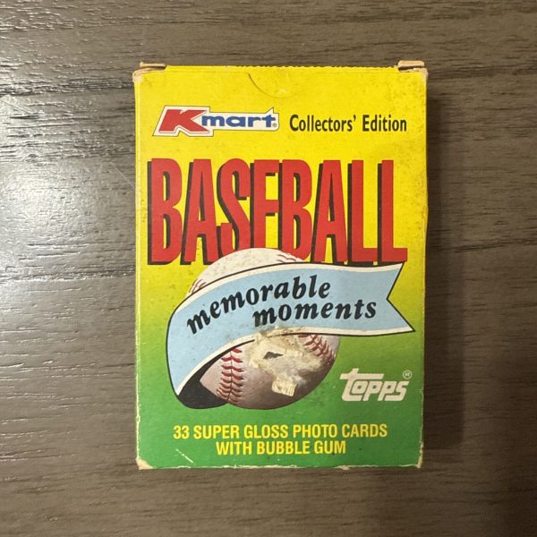 1988 Topps K-Mart Baseball Memorable Moments Trading Cards - 33 Card Set - New