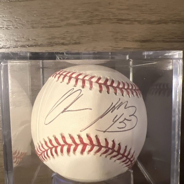 Odalis Perez #45 Signed Baseball Braves Dodgers OLM