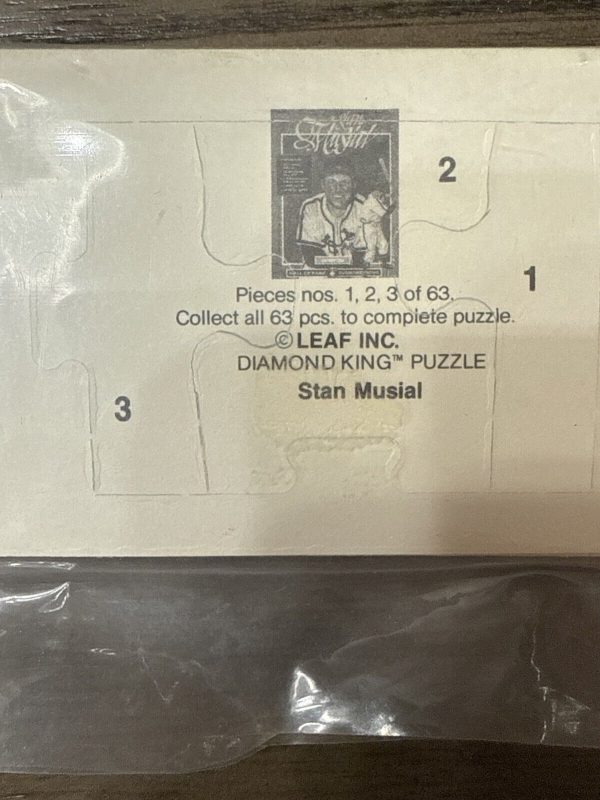 1988 Leaf Diamond King Stan Musial Puzzle Complete Set -- 21 puzzle cards MINT
