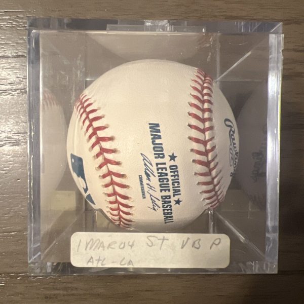 Odalis Perez #45 Signed Baseball Braves Dodgers OLM