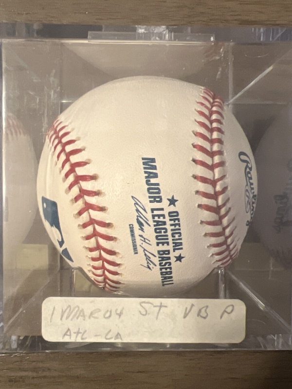 Odalis Perez #45 Signed Baseball Braves Dodgers OLM