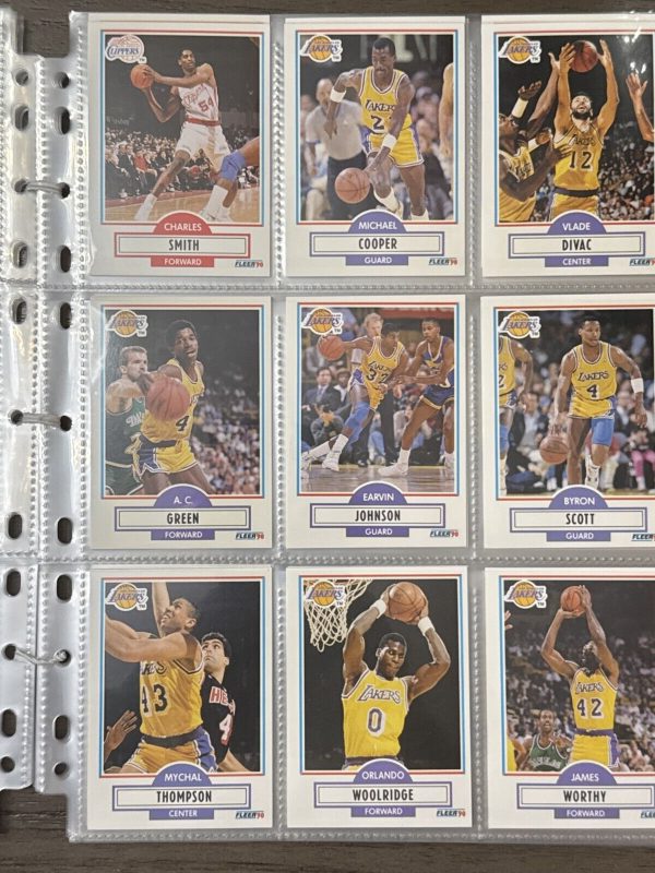 1990 Fleer Basketball FULL Set 1-194 with Checklist Cards Near Mint JORDAN!