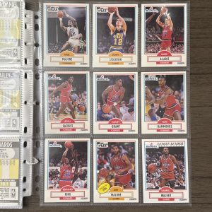 1990 Fleer Basketball FULL Set 1-194 with Checklist Cards Near Mint JORDAN!