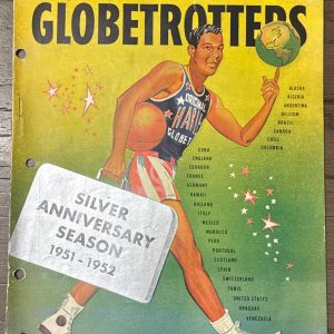 Rare 1951-52 Abe Saperstein's HARLEM GLOBETROTTERS Silver Anniversary Program EX