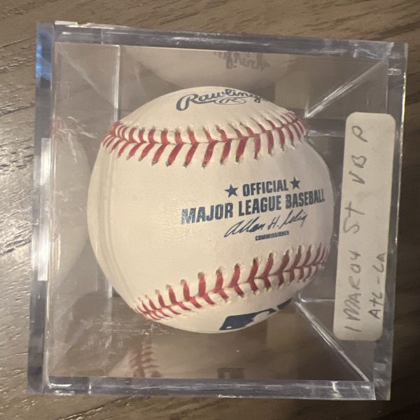 Odalis Perez #45 Signed Baseball Braves Dodgers OLM